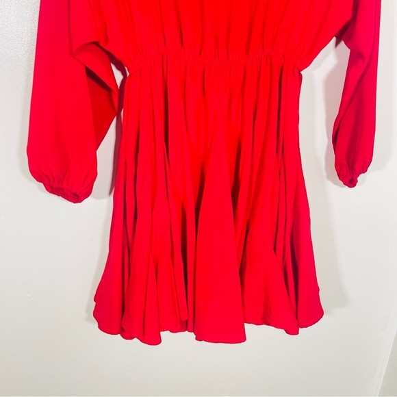 NEW Rhode Caroline Dress Ruby Red Preppy Wedding Party Resortwear Date Night - Picture 9 of 10